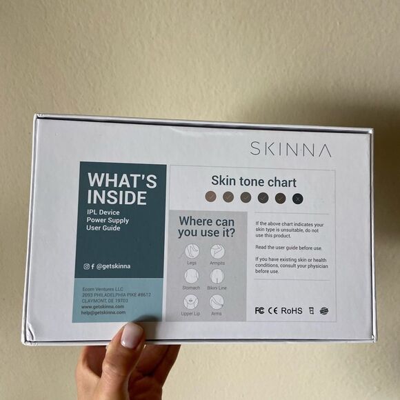 NWB Skinna IPL Painless Hair Removal Laser - Picture 9 of 11